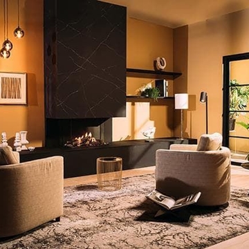 Chimenea gas Faber Matrix Hybrid 800/500 III (Doble Corner) - Imagen 1