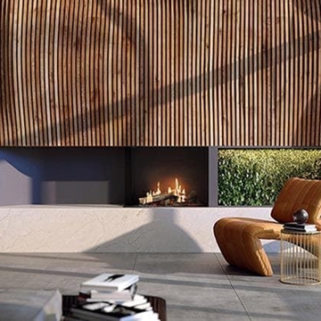 Chimenea gas Faber Matrix Hybrid 800/650 II (Esquinera) - Imagen 1