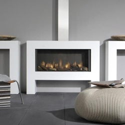Chimenea gas Faber Relaxed L Smart (Frontal) - Imagen 1