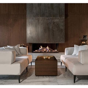 Chimenea gas True Vision 1300 DC Quatro (Doble Corner) - Imagen 1