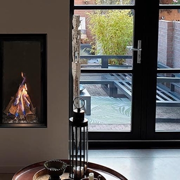 Chimenea gas True Vision 550 V (Frontal) - Imagen 1