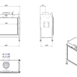 Chimenea gas Ultra View 730 V - Imagen 2