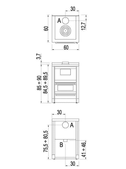 Cocina de leña Kook 60 4.0 - Imagen 3