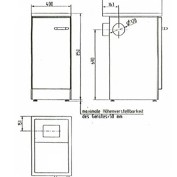 Cocina de leña K140C - Imagen 2