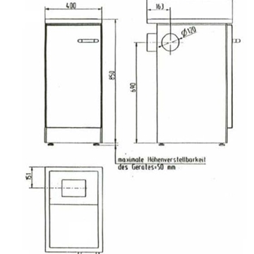 Cocina de leña K140C - Imagen 2