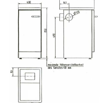 Cocina de leña K140S - Imagen 2