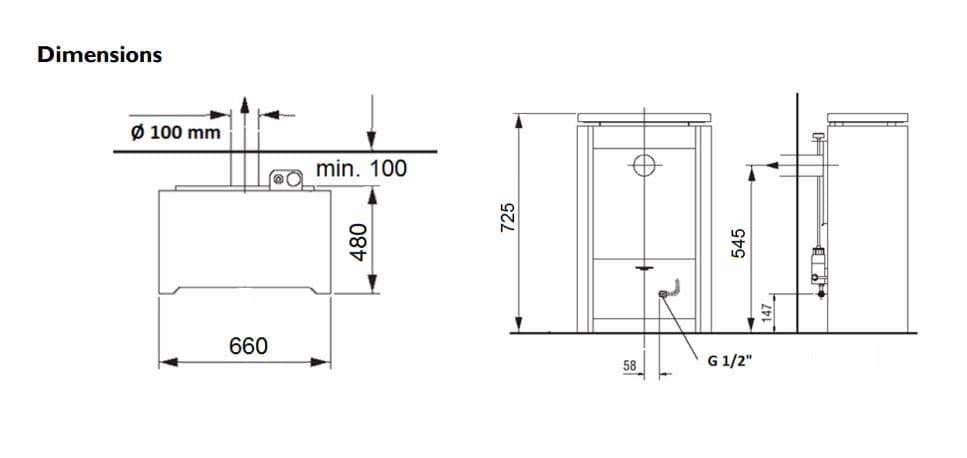 Estufa de gas atmosférica Peak - Imagen 3