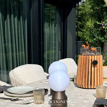 Estufa de gas de exterior Lumi Lagune teak - Imagen 2