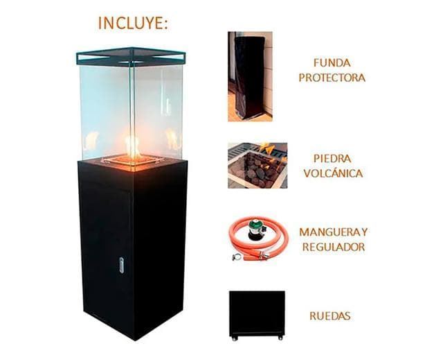 Estufa de gas exterior Babel - Imagen 2