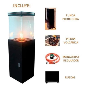 Estufa de gas exterior Babel - Imagen 2