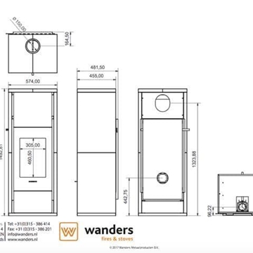 Estufa de leña Pecan Eco L - Imagen 2