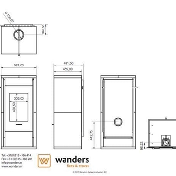 Estufa de leña Pecan Eco M - Imagen 2
