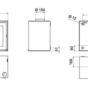 Estufa de leña S60 Black Edition - Imagen 2