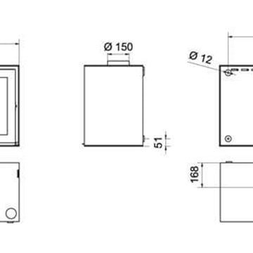 Estufa de leña S75 Black Edition - Imagen 2