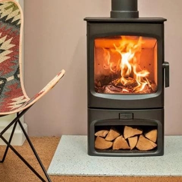 Estufa de leña Aire 03 con leñero - Imagen 2
