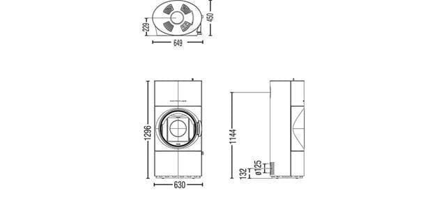 Estufa de leña Clou Xtra 2.0 - Imagen 5