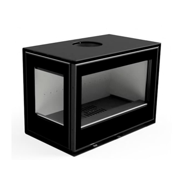 Estufa de leña Elite 10 TRIO esquinero - Imagen 1