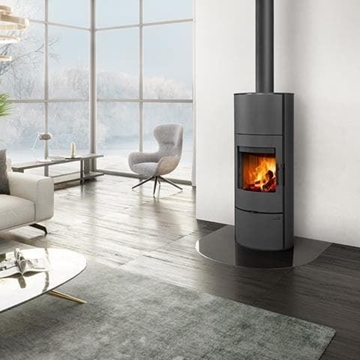 Estufa de leña Evora H30 AKUM (Metálica) - Imagen 2