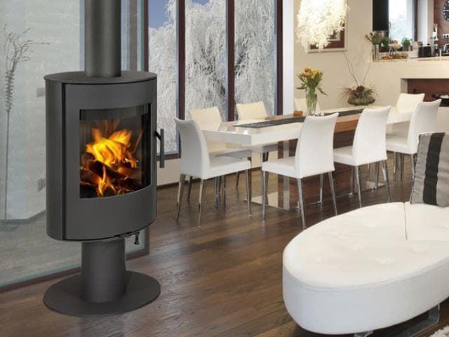 Estufa de leña Evora T30 Metálica (giratoria) - Imagen 4