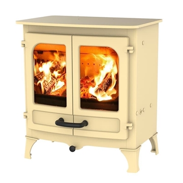 Estufa de leña Island III color Almond - Imagen 1