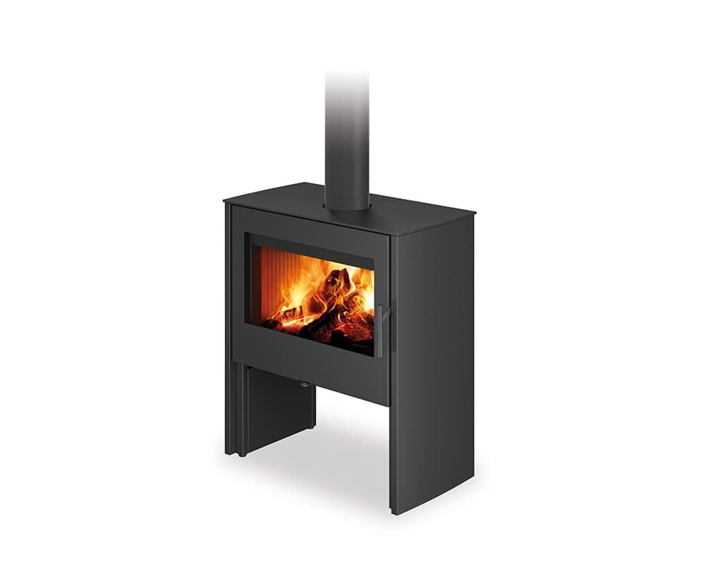 Estufa de leña Riano 30 puerta metálica - Imagen 1