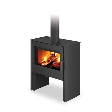 Estufa de leña Riano 30 puerta metálica - Imagen 1
