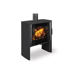 Estufa de leña Riano G30 puerta cristal serigrafiado - Imagen 1