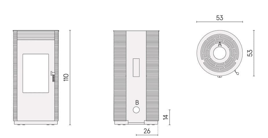 Estufa de leña Spin 8 - Imagen 4