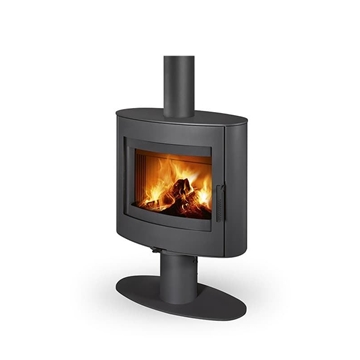 Estufa de leña Stromboli T30 metálica y giratotira - Imagen 1