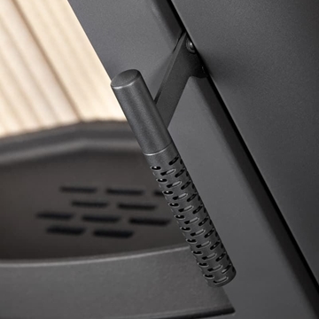 Estufa de leña Stromboli T30 metálica y giratotira - Imagen 2