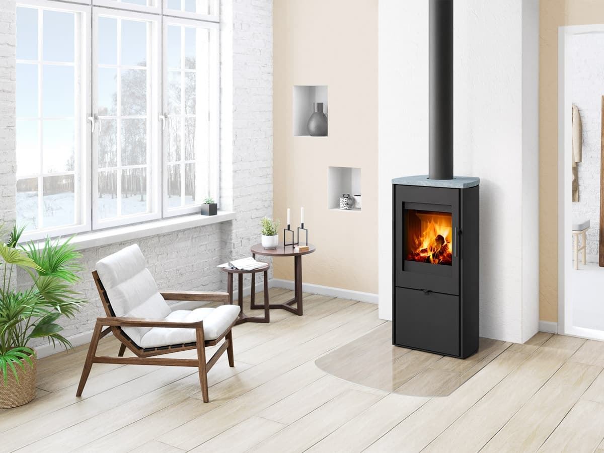 Estufa de leña Tala 30 metálica - Imagen 2