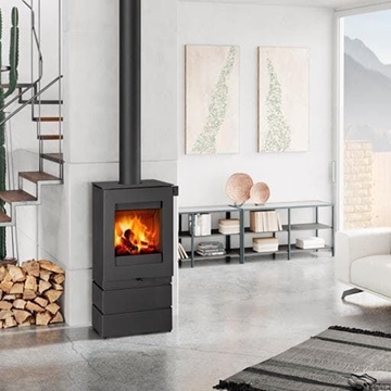 Estufa de leña Teon L03 (metálica) - Imagen 2