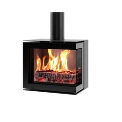 Estufa de leña Venus in the Box 530 - esquinera - Imagen 1