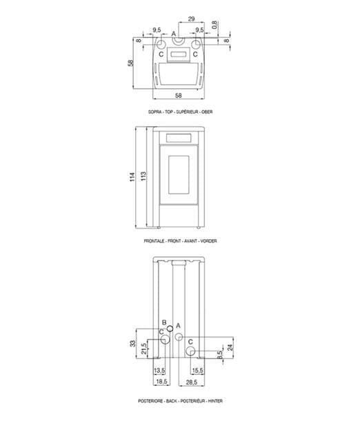 Estufa de pellet Atena 12 Plus - Imagen 7