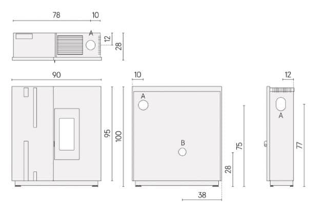 Estufa de pellet Baggy 7kW UP - Imagen 3