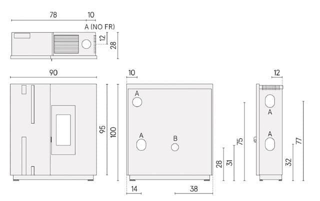 Estufa de pellet Baggy 7kW - Imagen 3