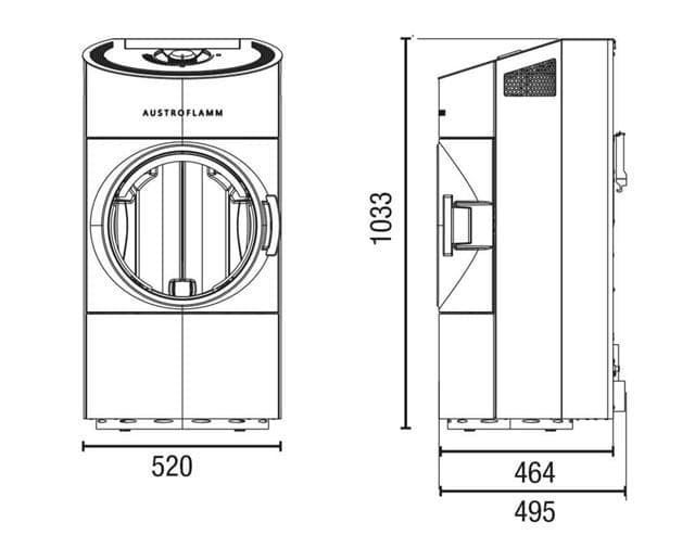 Estufa de pellet Clou Compact - Imagen 5