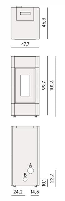 Estufa de pellet Cristal 9 AIR - Imagen 4