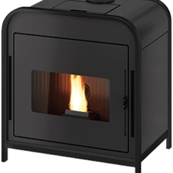 Estufa de pellet Frame 9 Up-Twin - Imagen 1