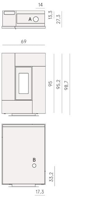 Estufa de pellet Grace 7 Up-Twin - Imagen 5