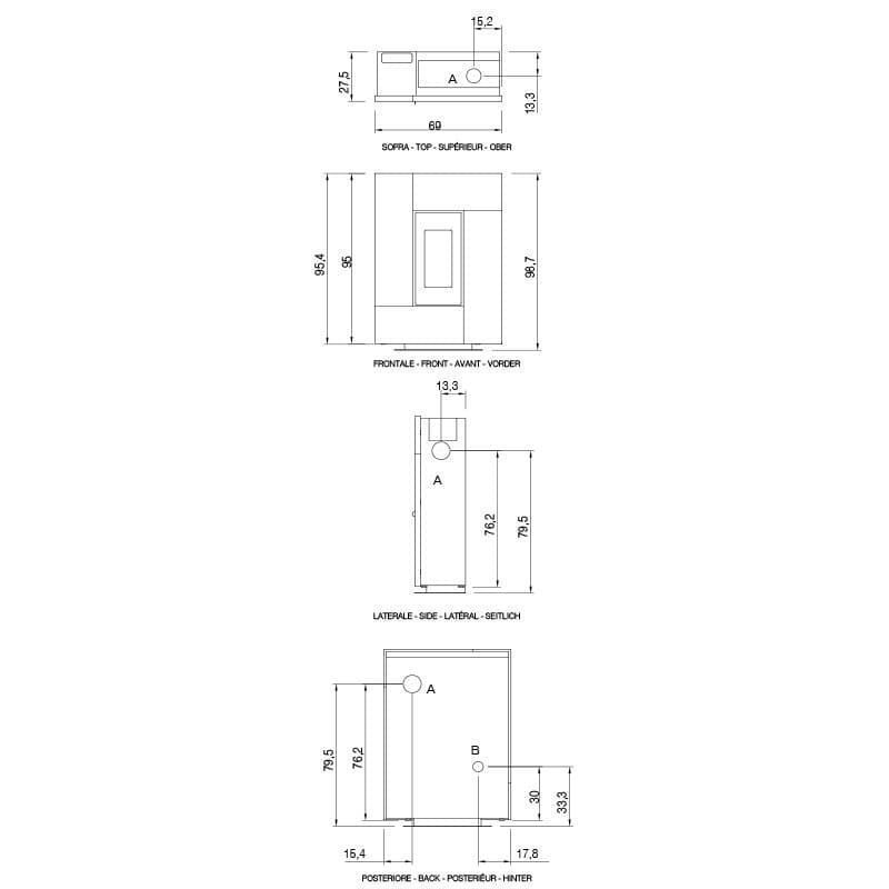 Estufa de pellet Grace 7 - Imagen 5