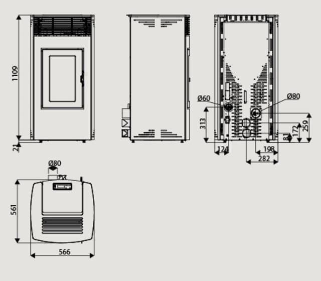 Estufa de pellet Loto Multiair (Easy Connect) - Imagen 4