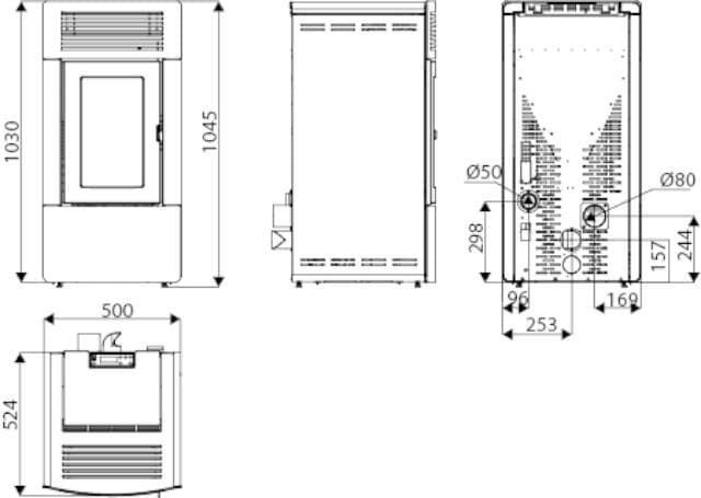 Estufa de pellet Malva Multiair 10 (easy Connect) - Imagen 6