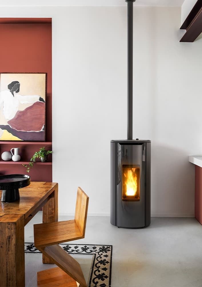 Estufa de pellet Mini Comfort Air 8 UPXUP - Imagen 7