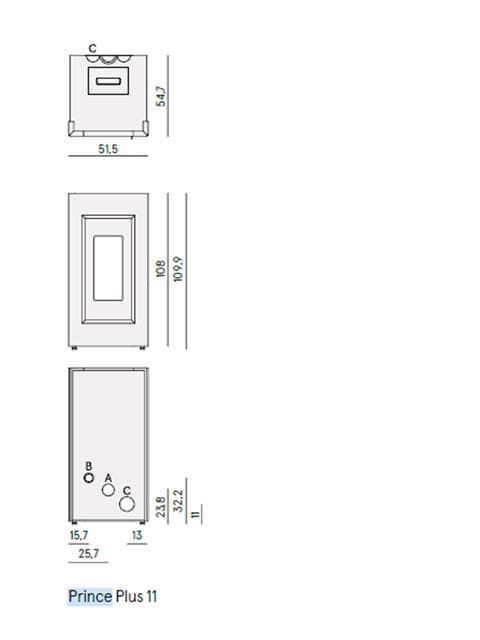 Estufa de pellet Prince 11 Plus - Imagen 6