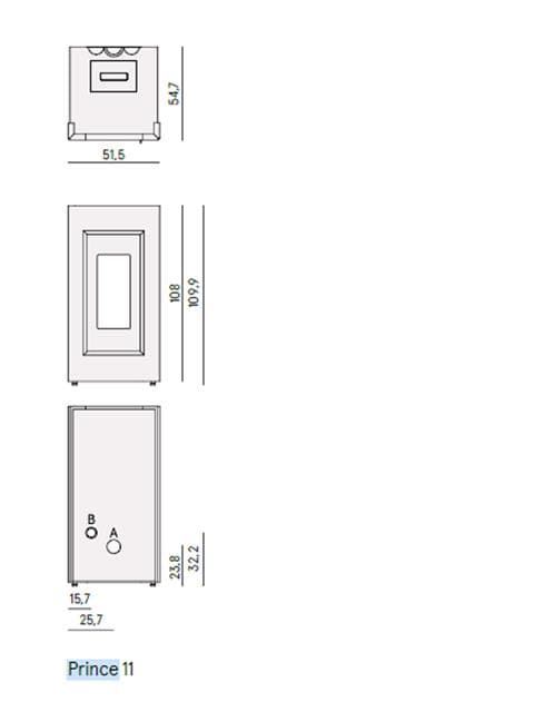 Estufa de pellet Prince3 11kW - Imagen 6