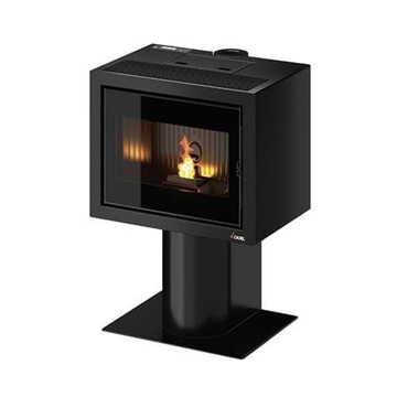 Estufa de pellet Quasimodo 9 Box Up-Twin (con pie) - Imagen 1