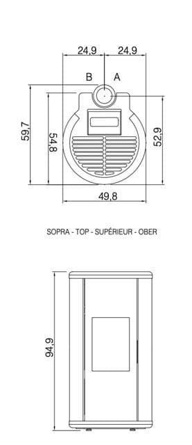 Estufa de pellet Sound 5 UP - Imagen 3