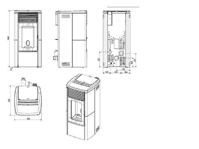 Estufa de pellet Star Comfort Air 10 M3 - Imagen 2