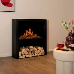 Estufa eléctrica Orion Traditional 26" con leñero - Imagen 1